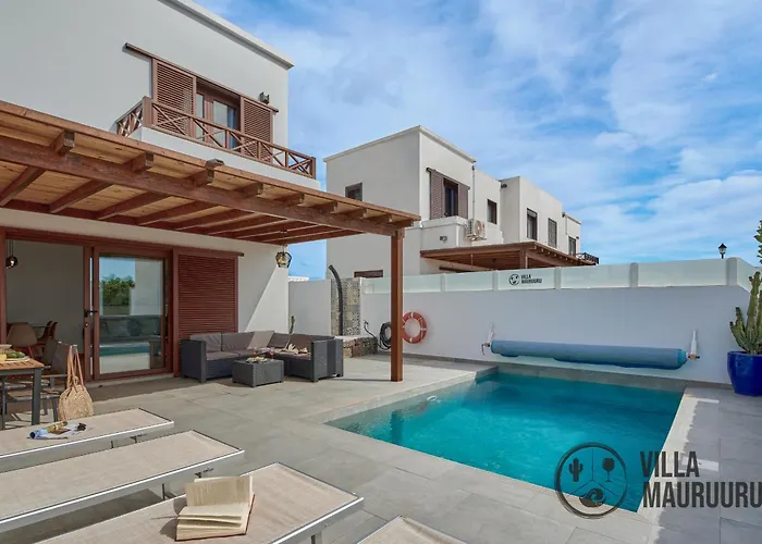 Mauruuru - 10 Minutes Walking To Marina Rubicon, Heated Pool, Bbq & Office Space With Desk And High Speed Internet فيلة *