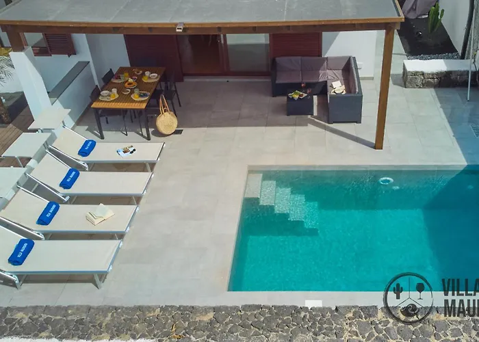 Mauruuru - 10 Minutes Walking To Marina Rubicon, Heated Pool, Bbq & Office Space With Desk And High Speed Internet فيلة بلايا بلانكا